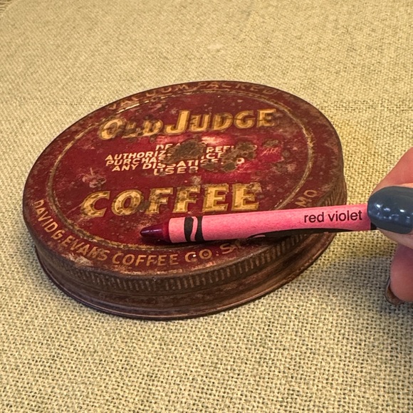 Vintage Collectable Coffee Metal Tin Lid - Picture 16 of 16